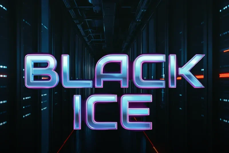 BLACK ICE background