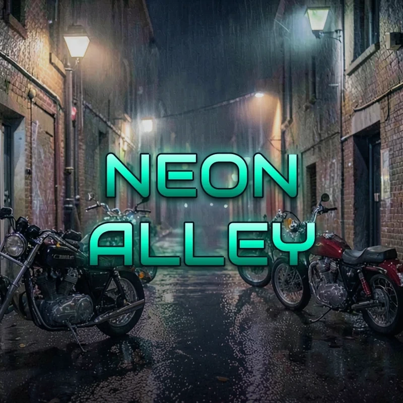 Neon Alley background