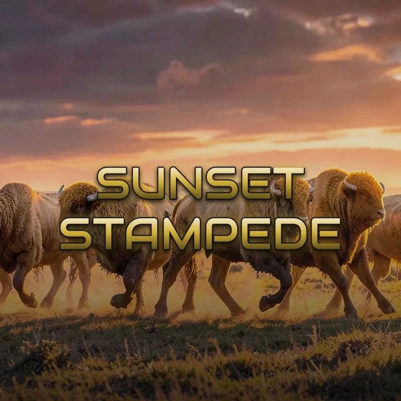 Sunset Stampede background