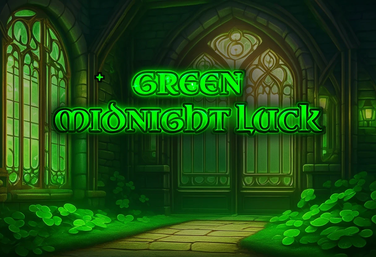Green Midnight Luck background