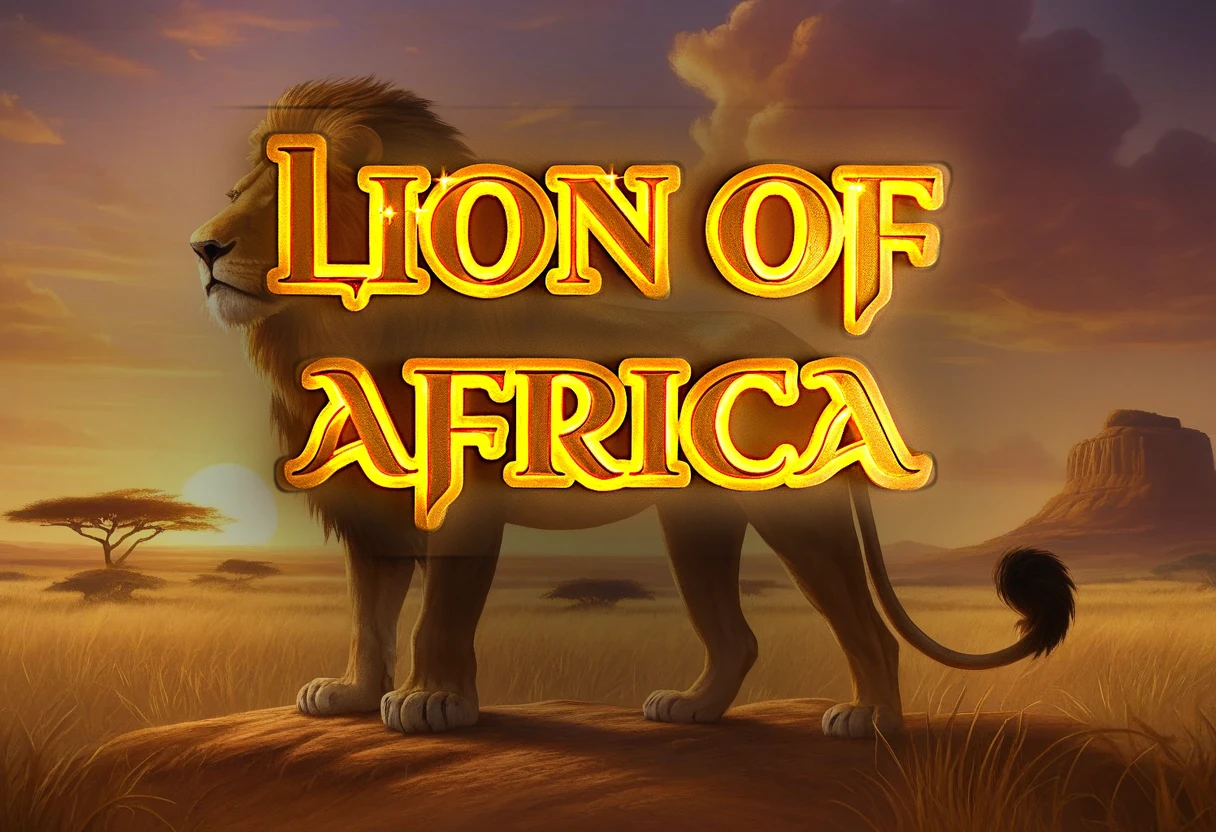 Lion of Africa background