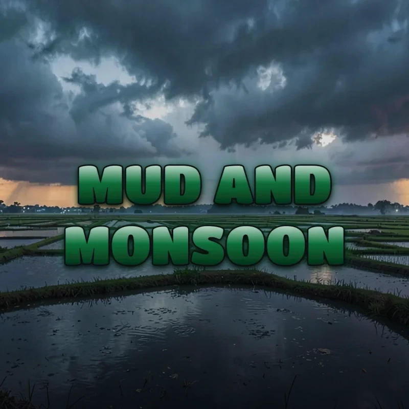 Mud and Monsoon background