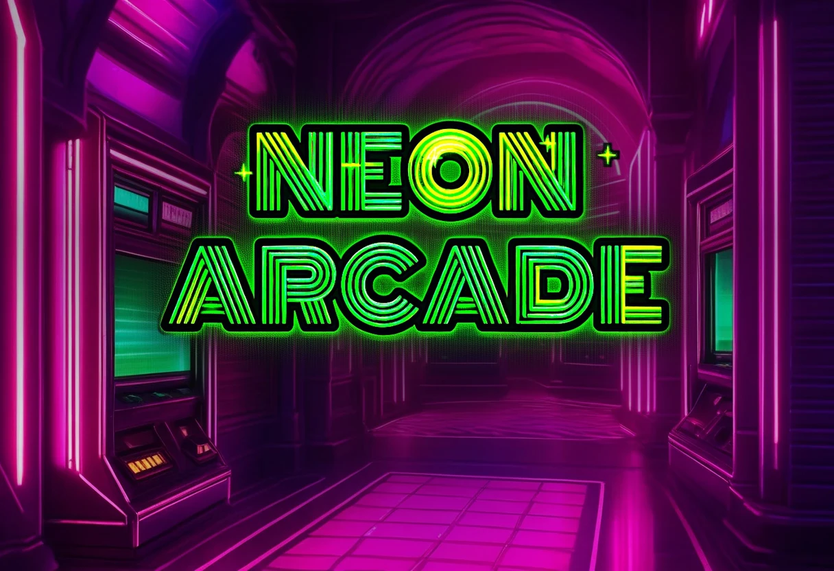 Neon Arcade background