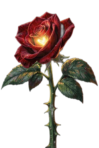 La Rosa Encendida