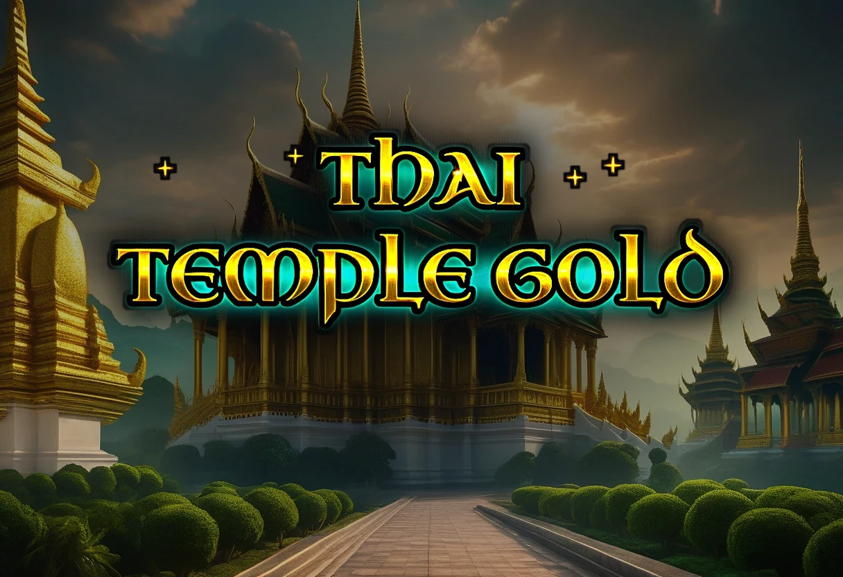 Thai Temple Gold background