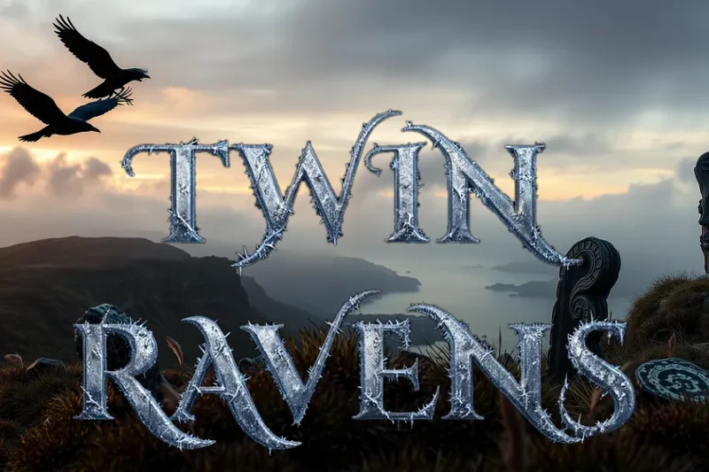 TWIN RAVENS background